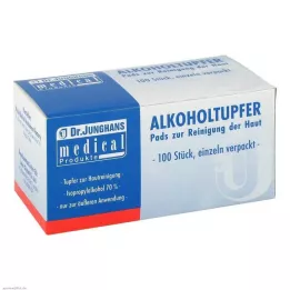 ALKOHOLTUPFER 3x6 cm stérile, 100 pièces
