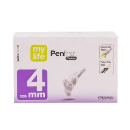 Canules Mylife Penfine Classic 4 mm, 100 pièces