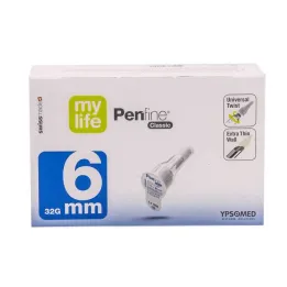 Canules Mylife Penfine Classic 6 mm, 100 pièces