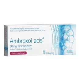 AMBROXOL acis 30 mg comprimés oraux, 20 pcs