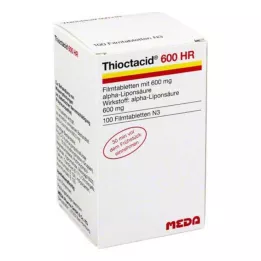 THIOCTACID 600 HR comprimés pelliculés, 100 pcs