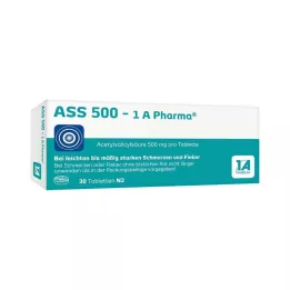 ASS Comprimés pharmaceutiques 500-1A, 30 pièces