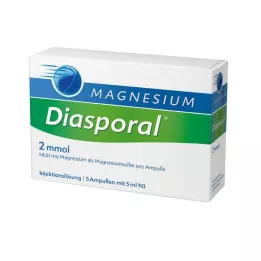 MAGNESIUM DIASPORAL Ampoules de 2 mmol, 5X5 ml