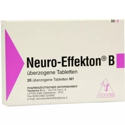 NEURO EFFEKTON B dragées, 20 pc NEURO EFFEKTON B dragées, 20 pc