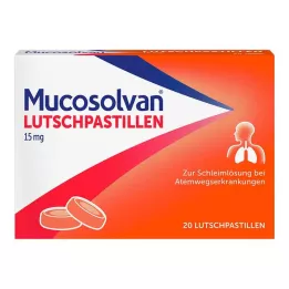 MUCOSOLVAN Pastilles 15 mg, 20 pcs
