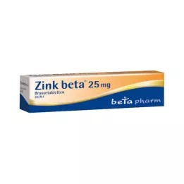 ZINK BETA 25 comprimés effervescents, 20 pcs
