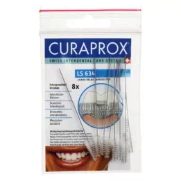 Curaprox LS 634 Brosse interdentaire FEIN, 8 pc
