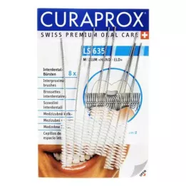 CURAPROX LS 635 Brosse interdentaire moyenne, 8 pièces