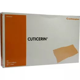 CUTICERIN Gaze 20x40 cm avec revêtement de pommade, 25 pièces