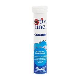 Comprimés effervescents de citron de calcium dActivline, 20 pc