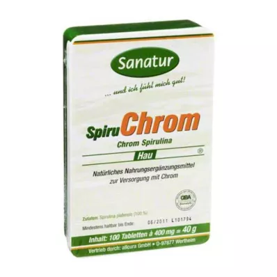 Tablettes sans levure Chrome, 100 pc