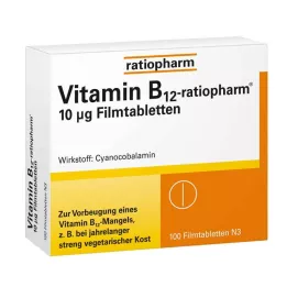 VITAMIN B12-RATIOPHARM 10 μg comprimés pelliculés, 100 pcs