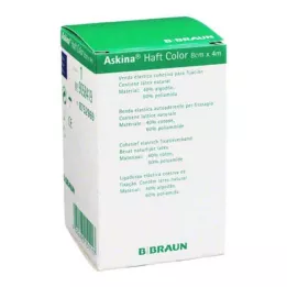 ASKINA Pansement adhésif Couleur 8 cmx4 m bleu, 1 pc