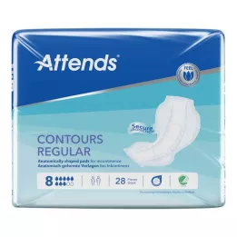 ATTENDS Contours réguliers 8 modèles, 28 pc