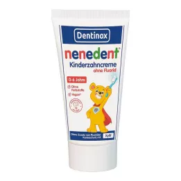 NENEDENT Dentifrice pour enfants sans fluor, 50 ml