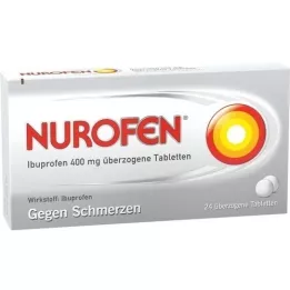 NUROFEN Ibuprofène 400 mg comprimés couverts, 24 pc