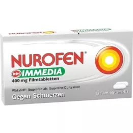 NUROFEN Comprimés immédiats de 400 mg de film, 12 pc