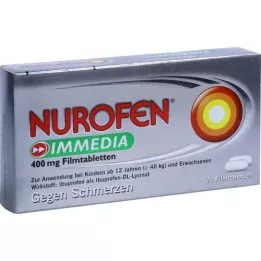 NUROFEN Comprimés immédiats de 400 mg de film, 24 pc