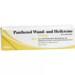 PANTHENOL Crème cicatrisante et cicatrisante Jenapharm, 20 g