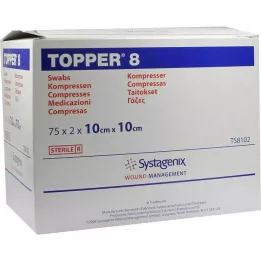TOPPER 8 comprenant.10x10 cm stérile, 75x2 pc