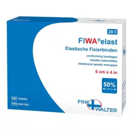 FIXIERBINDE élastique 6 cmx4 m en vrac, 1X20 pcs