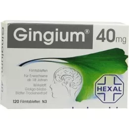 GINGIUM 40 mg de comprimés de films, 120 pc