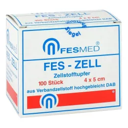 ZELLSTOFFTUPFER FES ZELL 4x5 cm de haut, 100 pc