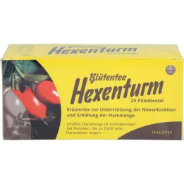 HEXENTURM Sachets filtres à thé aux fleurs, 25 pièces