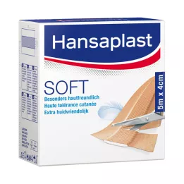 HANSAPLAST Rouleau de plâtre souple 4 cm x 5 m, 1 pièce