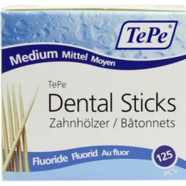 Tepe Milieu de bois avec fluorure, 125 pc