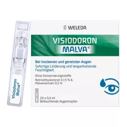 VISIODORON MALVA Eye Drops in Single Dike Pipet., 20x0,4 ml