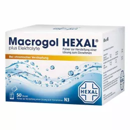 MACROGOL HEXAL plus électrolytes Plv.z.H.e.L.z.E., 50 pcs