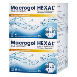 MACROGOL HEXAL plus électrolytes Plv.z.H.e.L.z.E., 100 pcs