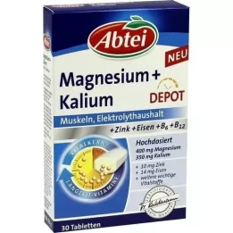 Abtei Magnésium + comprimés de dépôt de potassium, 30 pc