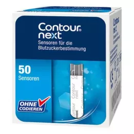 CONTOUR Bandelettes de test pour capteurs Next Sensors, 50 pièces