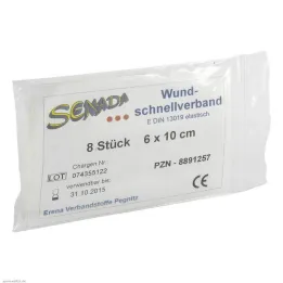 Pansement rapide Senada 6x10 cm, 8 pc