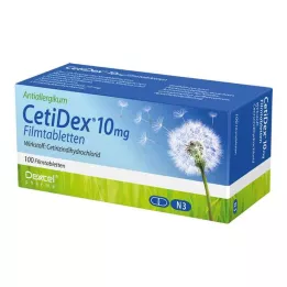 CETIDEX Comprimés pelliculés à 10 mg, 100 pièces