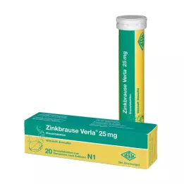 ZINKBRAUSE Comprimés effervescents Verla 25 mg, 20 pièces
