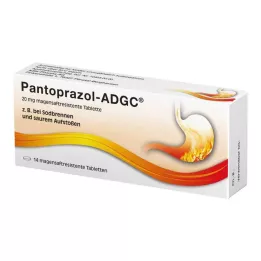 PANTOPRAZOL ADGC Comprimés gastro-résistants à 20 mg, 14 pcs