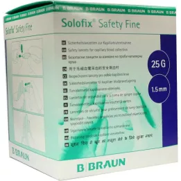 SOLOFIX Sécurité Fine Lanzetten 25 GX1,5 mm, 200 pc