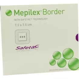MEPILEX Association de mousse frontalière 7,5x7,5 cm, 10 pc