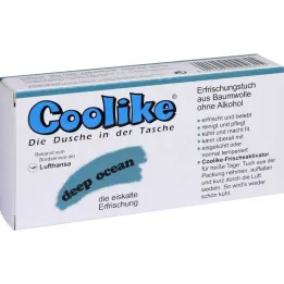 Coolike serviettes rafraîchissantes océan profond, 5 pcs