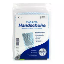 Gants de lavage une fois Param PP Tolece, 10 pc