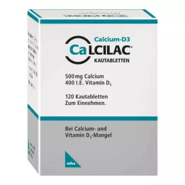 CALCILAC Comprimés à croquer, 120 pcs