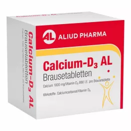 CALCIUM-D3 AL Comprimés effervescents, 50 pcs