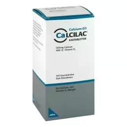 CALCILAC Comprimés à croquer, 180 pcs