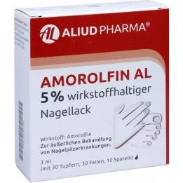 AMOROLFIN AL 5% de vernis à ongles à ingrédient actif, 3 ml