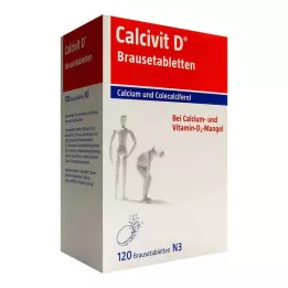 CALCIVIT Comprimés effervescents D, 120 pièces