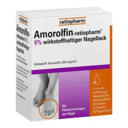 AMOROLFIN-ratiopharm vernis à ongles à 5% de principe actif, 5 ml