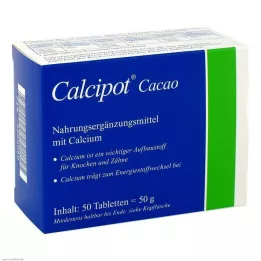 CALCIPOT Comprimés à croquer au cacao, 50 pièces